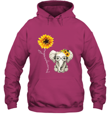 You Are My Sunshine Hippie Sunflower Elephant Gift Friend Hooded Sweatshirt Hooded Sweatshirt - belovedtshirt