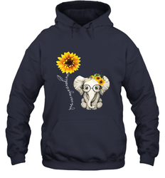 You Are My Sunshine Hippie Sunflower Elephant Gift Friend Hooded Sweatshirt