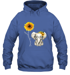 You Are My Sunshine Hippie Sunflower Elephant Gift Friend Hooded Sweatshirt Hooded Sweatshirt - belovedtshirt