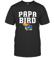 Kansas Jayhawks Papa Bird Men's T-Shirt Men's T-Shirt - belovedtshirt