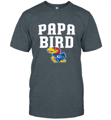 Kansas Jayhawks Papa Bird Men's T-Shirt Men's T-Shirt - belovedtshirt