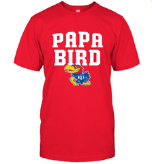 Kansas Jayhawks Papa Bird Men's T-Shirt Men's T-Shirt - belovedtshirt