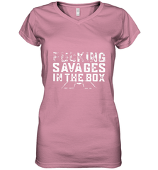 Fucking Savages In That Box Women's V-Neck T-Shirt Women's V-Neck T-Shirt - belovedtshirt