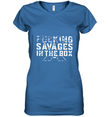 Fucking Savages In That Box Women's V-Neck T-Shirt Women's V-Neck T-Shirt - belovedtshirt