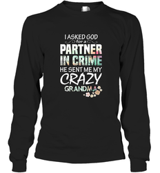 Crazy Grandma Long Sleeve T-Shirt