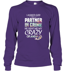 Crazy Grandma Long Sleeve T-Shirt Long Sleeve T-Shirt - belovedtshirt