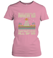 Storm Area 51 5K Fun Run They Can't Stop Us All Vintage UFO Women's T-Shirt Women's T-Shirt - belovedtshirt