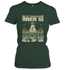 Storm Area 51 5K Fun Run They Can't Stop Us All Vintage UFO Women's T-Shirt Women's T-Shirt - belovedtshirt