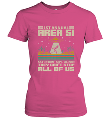 Storm Area 51 5K Fun Run They Can't Stop Us All Vintage UFO Women's T-Shirt Women's T-Shirt - belovedtshirt