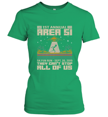 Storm Area 51 5K Fun Run They Can't Stop Us All Vintage UFO Women's T-Shirt Women's T-Shirt - belovedtshirt