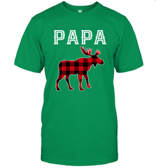 Papa Moose Red Plaid Christmas Pajama Men's T-Shirt Men's T-Shirt - belovedtshirt