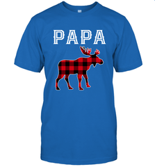 Papa Moose Red Plaid Christmas Pajama Men's T-Shirt Men's T-Shirt - belovedtshirt