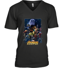 Marvel Avengers Infinity War Neon Team 2 Men's V-Neck Men's V-Neck - belovedtshirt