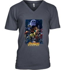 Marvel Avengers Infinity War Neon Team 2 Men's V-Neck Men's V-Neck - belovedtshirt