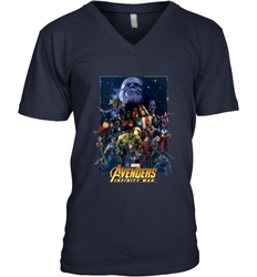Marvel Avengers Infinity War Neon Team 2 Men's V-Neck