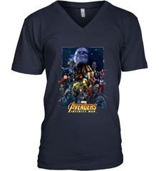 Marvel Avengers Infinity War Neon Team 2 Men's V-Neck Men's V-Neck - belovedtshirt