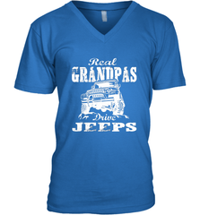 Funny Gift Papa Real Granddpas Drive Men's V-Neck Men's V-Neck - belovedtshirt
