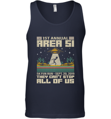 Storm Area 51 5K Fun Run They Can't Stop Us All Vintage UFO Men's Tank Top Men's Tank Top - belovedtshirt