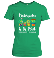 Kindergarten is on point, 1st day of school cactus teacher Women's T-Shirt Women's T-Shirt - belovedtshirt