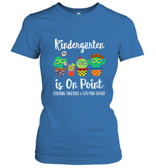 Kindergarten is on point, 1st day of school cactus teacher Women's T-Shirt Women's T-Shirt - belovedtshirt