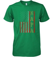 Cool Patriotic Napa US Flag Men's Premium T-Shirt Men's Premium T-Shirt - belovedtshirt