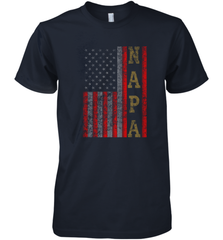 Cool Patriotic Napa US Flag Men's Premium T-Shirt Men's Premium T-Shirt - belovedtshirt