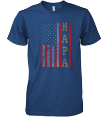 Cool Patriotic Napa US Flag Men's Premium T-Shirt Men's Premium T-Shirt - belovedtshirt