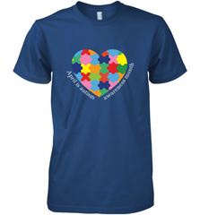 April is autism awareness month T shirt Men's Premium T-Shirt Men's Premium T-Shirt - belovedtshirt