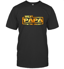 The best Papa in the galaxy Men's T-Shirt Men's T-Shirt - belovedtshirt