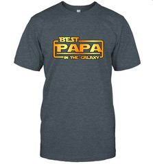 The best Papa in the galaxy Men's T-Shirt Men's T-Shirt - belovedtshirt