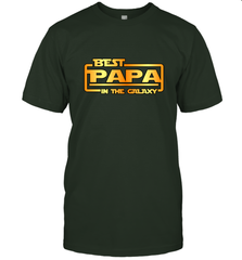 The best Papa in the galaxy Men's T-Shirt Men's T-Shirt - belovedtshirt