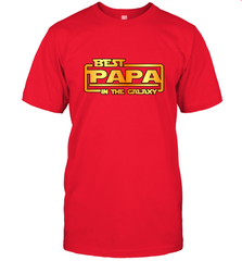 The best Papa in the galaxy Men's T-Shirt Men's T-Shirt - belovedtshirt
