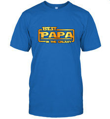 The best Papa in the galaxy Men's T-Shirt Men's T-Shirt - belovedtshirt