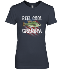 REEL COOL GRANDPA Women's Premium T-Shirt Women's Premium T-Shirt - belovedtshirt