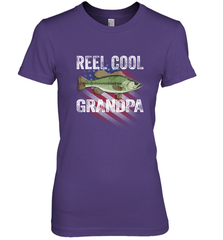 REEL COOL GRANDPA Women's Premium T-Shirt Women's Premium T-Shirt - belovedtshirt