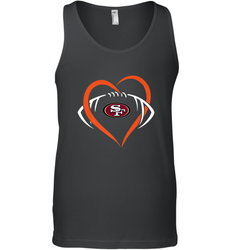 NFL San Francisco Heart Love Football Men's Tank Top