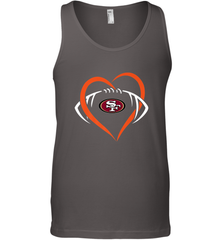 NFL San Francisco Heart Love Football Men's Tank Top Men's Tank Top - belovedtshirt