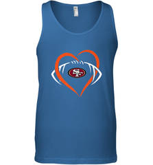 NFL San Francisco Heart Love Football Men's Tank Top Men's Tank Top - belovedtshirt