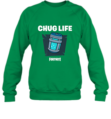 Fortnite Chug Life Crewneck Sweatshirt Crewneck Sweatshirt - belovedtshirt