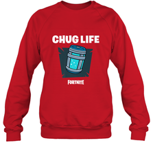 Fortnite Chug Life Crewneck Sweatshirt Crewneck Sweatshirt - belovedtshirt