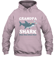 Grandpa Shark Family Shark Hooded Sweatshirt Hooded Sweatshirt - belovedtshirt
