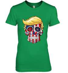 Trump sugar skull Women's Premium T-Shirt Women's Premium T-Shirt - belovedtshirt