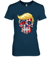 Trump sugar skull Women's Premium T-Shirt Women's Premium T-Shirt - belovedtshirt