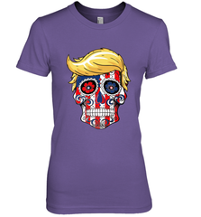 Trump sugar skull Women's Premium T-Shirt Women's Premium T-Shirt - belovedtshirt