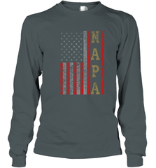 Cool Patriotic Napa US Flag Long Sleeve T-Shirt Long Sleeve T-Shirt - belovedtshirt