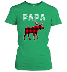 Papa Moose Red Plaid Christmas Pajama Women's T-Shirt Women's T-Shirt - belovedtshirt
