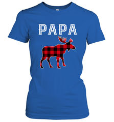 Papa Moose Red Plaid Christmas Pajama Women's T-Shirt Women's T-Shirt - belovedtshirt