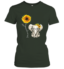 You Are My Sunshine Hippie Sunflower Elephant Gift Friend Women's T-Shirt Women's T-Shirt - belovedtshirt