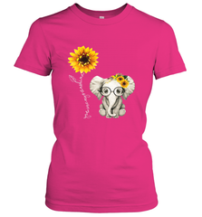 You Are My Sunshine Hippie Sunflower Elephant Gift Friend Women's T-Shirt Women's T-Shirt - belovedtshirt