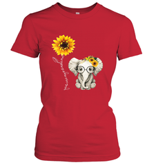 You Are My Sunshine Hippie Sunflower Elephant Gift Friend Women's T-Shirt Women's T-Shirt - belovedtshirt